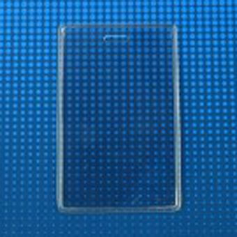 BRADY PEOPLE ID, PROX BADGE HOLDER, ANTI-PRINT TRANSFER HEAVY-DUTY PROXIMITY HOLDER, CREDIT CARD SIZE, VERTICAL, PACK OF 100